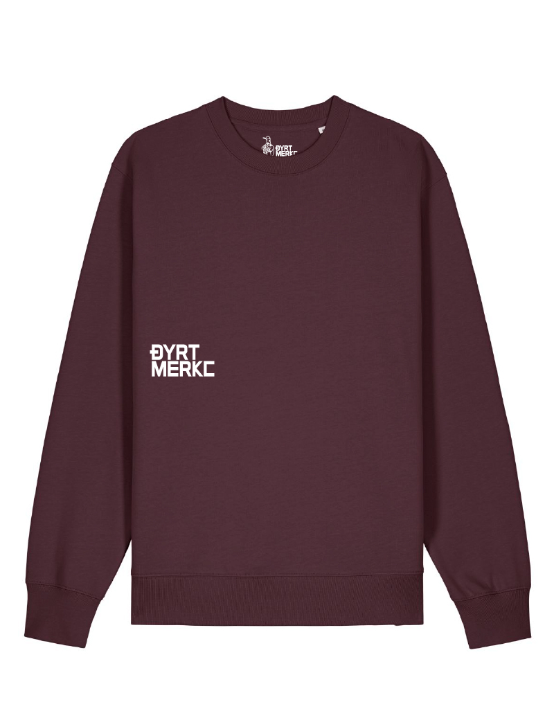 DM 2.0 logo side Mahogny - Dyrt merke