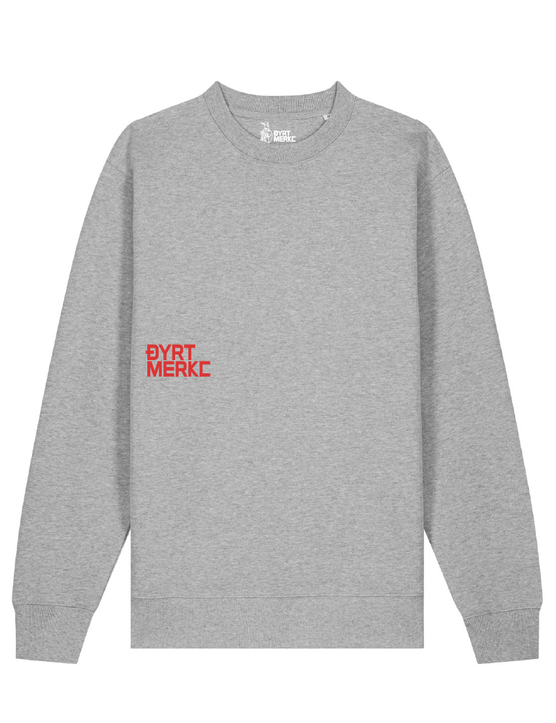 DM 2.0 logo side gråmelert - Dyrt merke