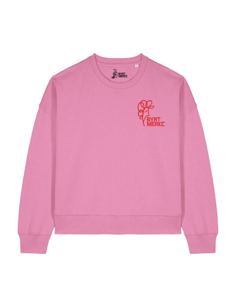Feminin Old School Solbrent Genser - Dyrt merke