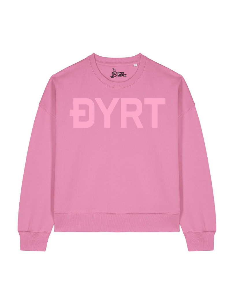 Subtil femenin rosa genser - Dyrt merke