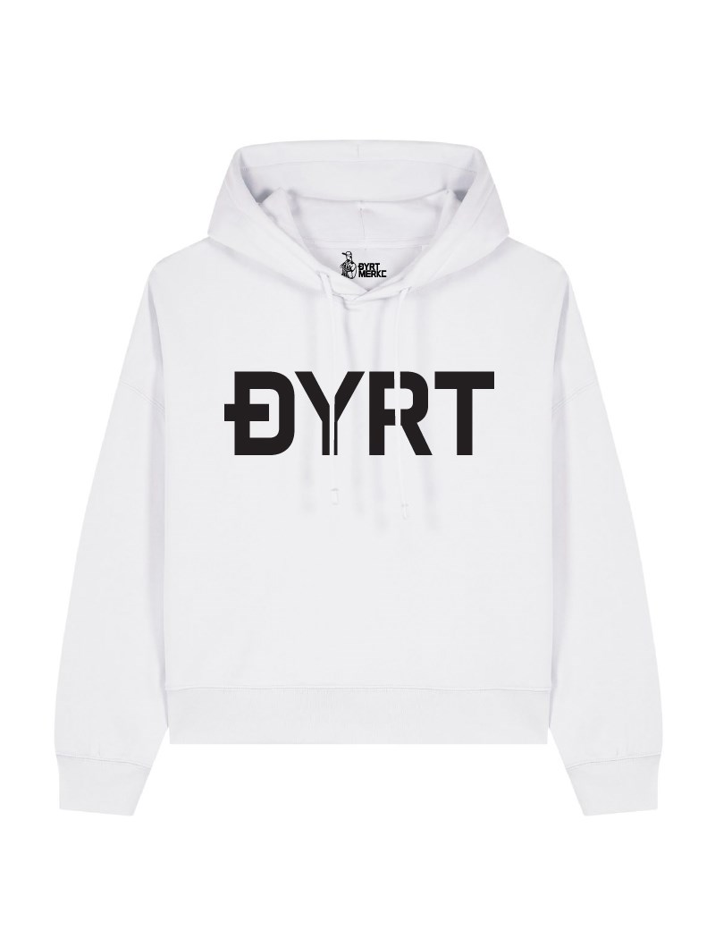 Feminin Nyrik Hvitvasket Hoodie - Dyrt merke
