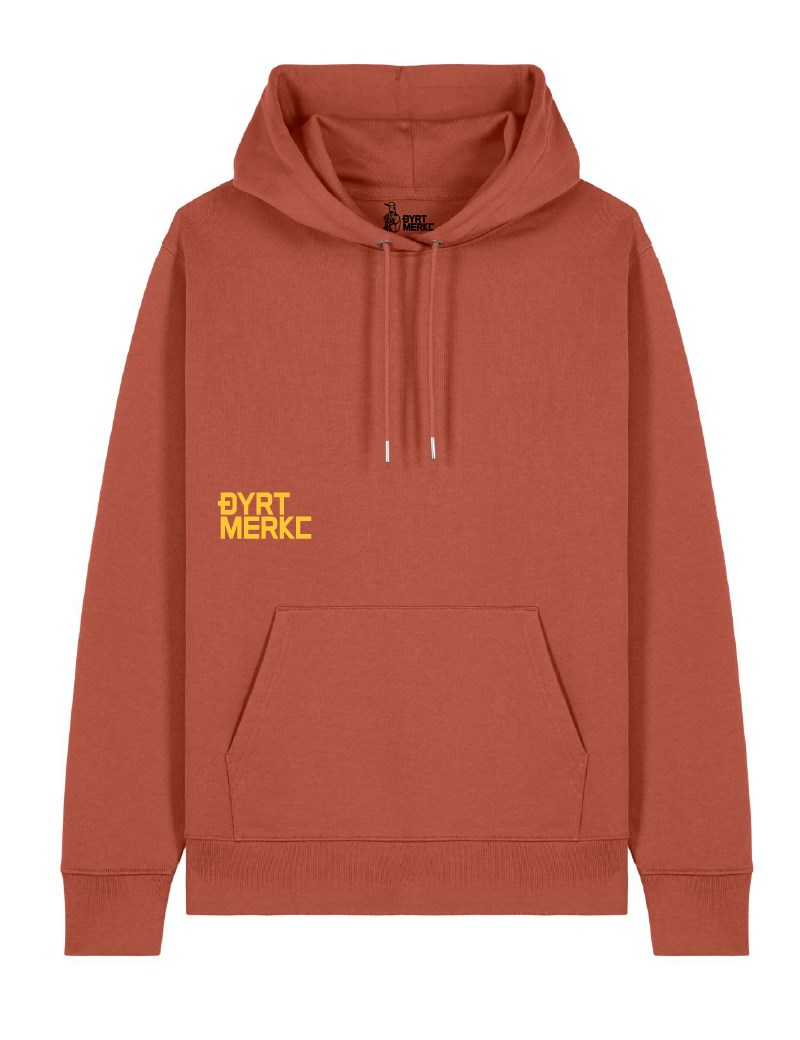 Malplassert Rusten Hoodie - Dyrt merke