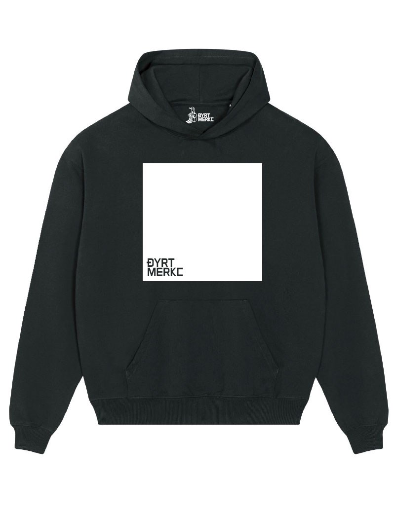 Sensurert Svarteper Hoodie - Dyrt merke