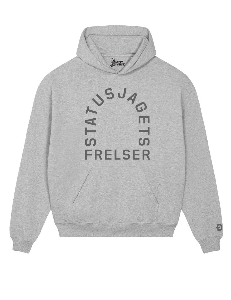 Statusjaget Frelser Grå Mus Hoodie - Dyrt merke