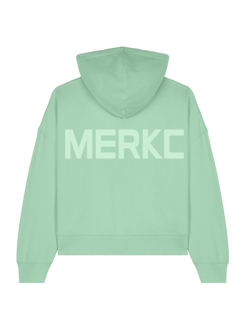 Subtil feminin mint grønn hoodie - Dyrt merke