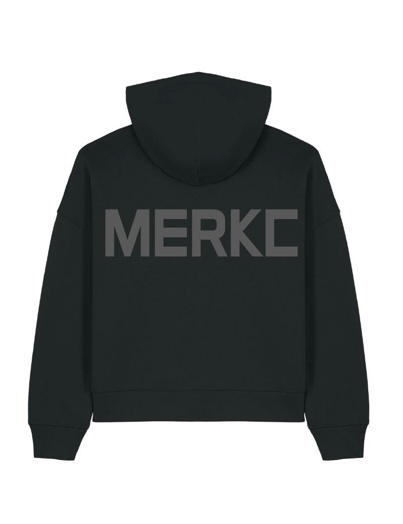 Subtil feminin sort hoodie - Dyrt merke