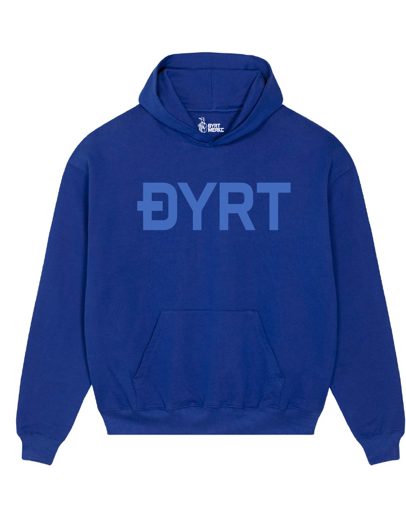 Subtile royal blue hood - Dyrt merke
