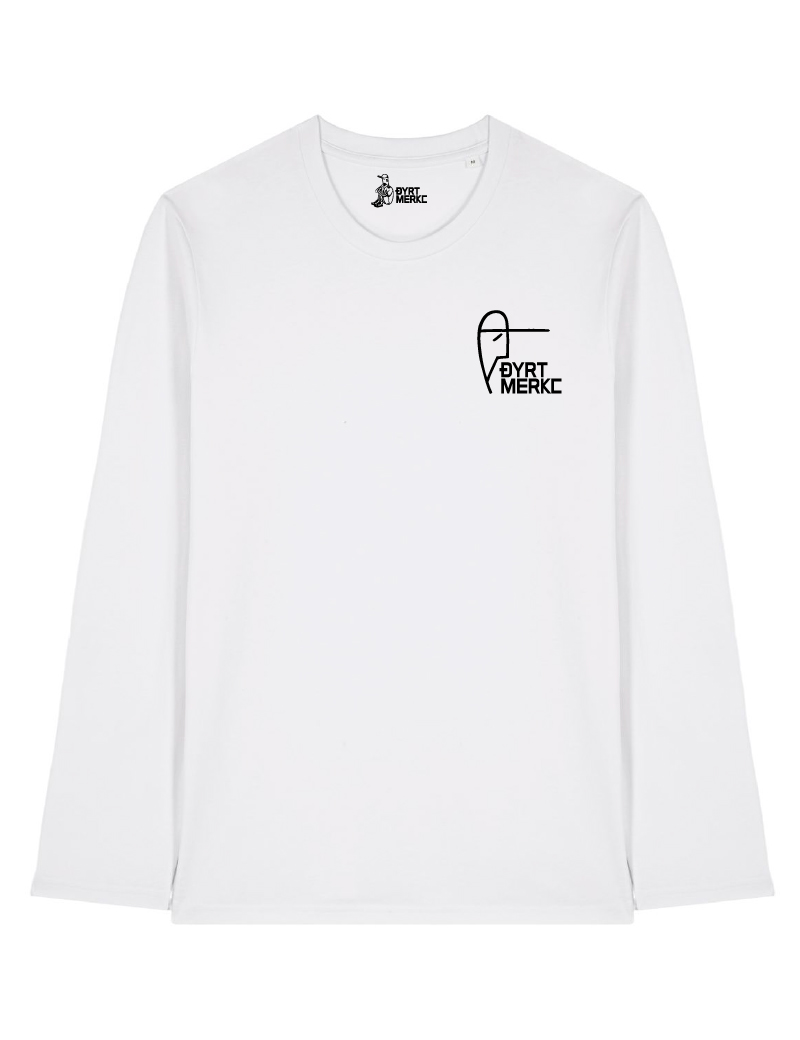 Capsmannens hvite Longsleeve - Dyrt merke