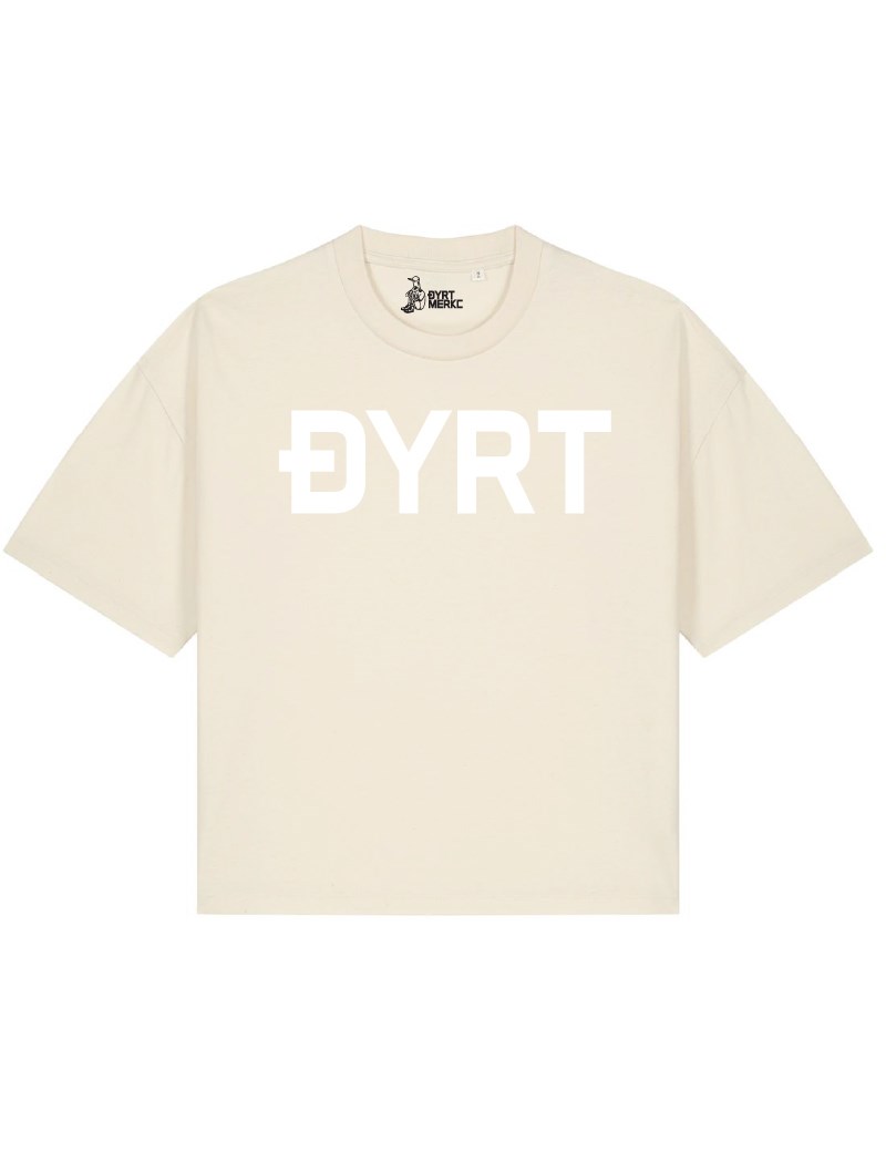 Feminin Nyrik El Naturell Tee - Dyrt merke