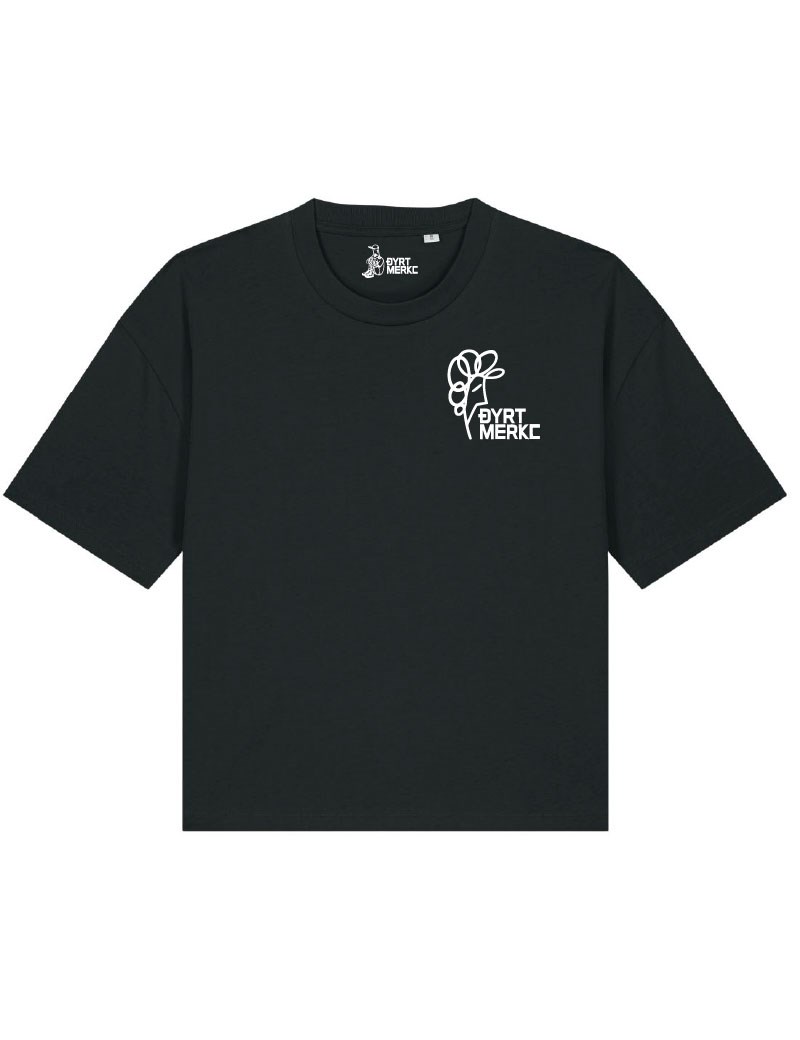 Feminin Old School Svarteper Tee - Dyrt merke
