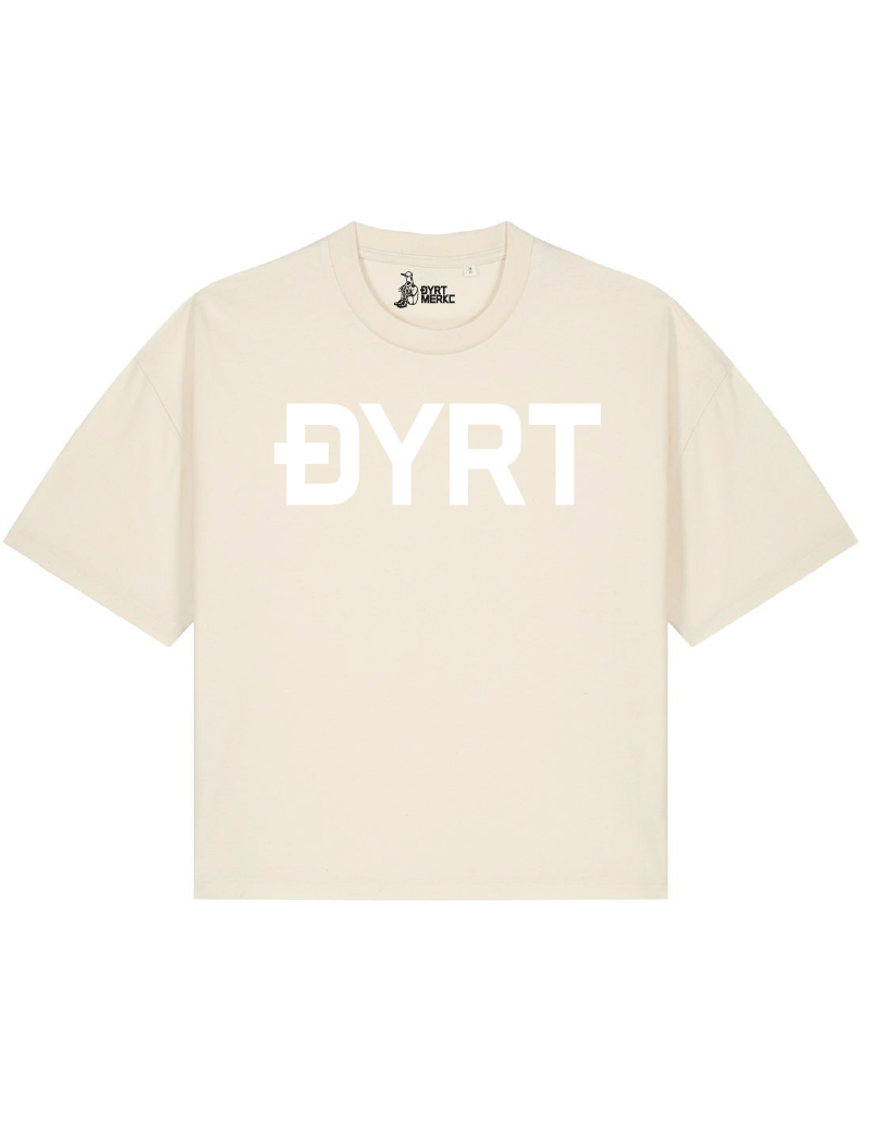 Subtile wealth cropped nature tee - Dyrt merke