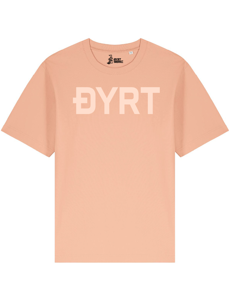 Subtile wealth peach Unisex Tee - Dyrt merke