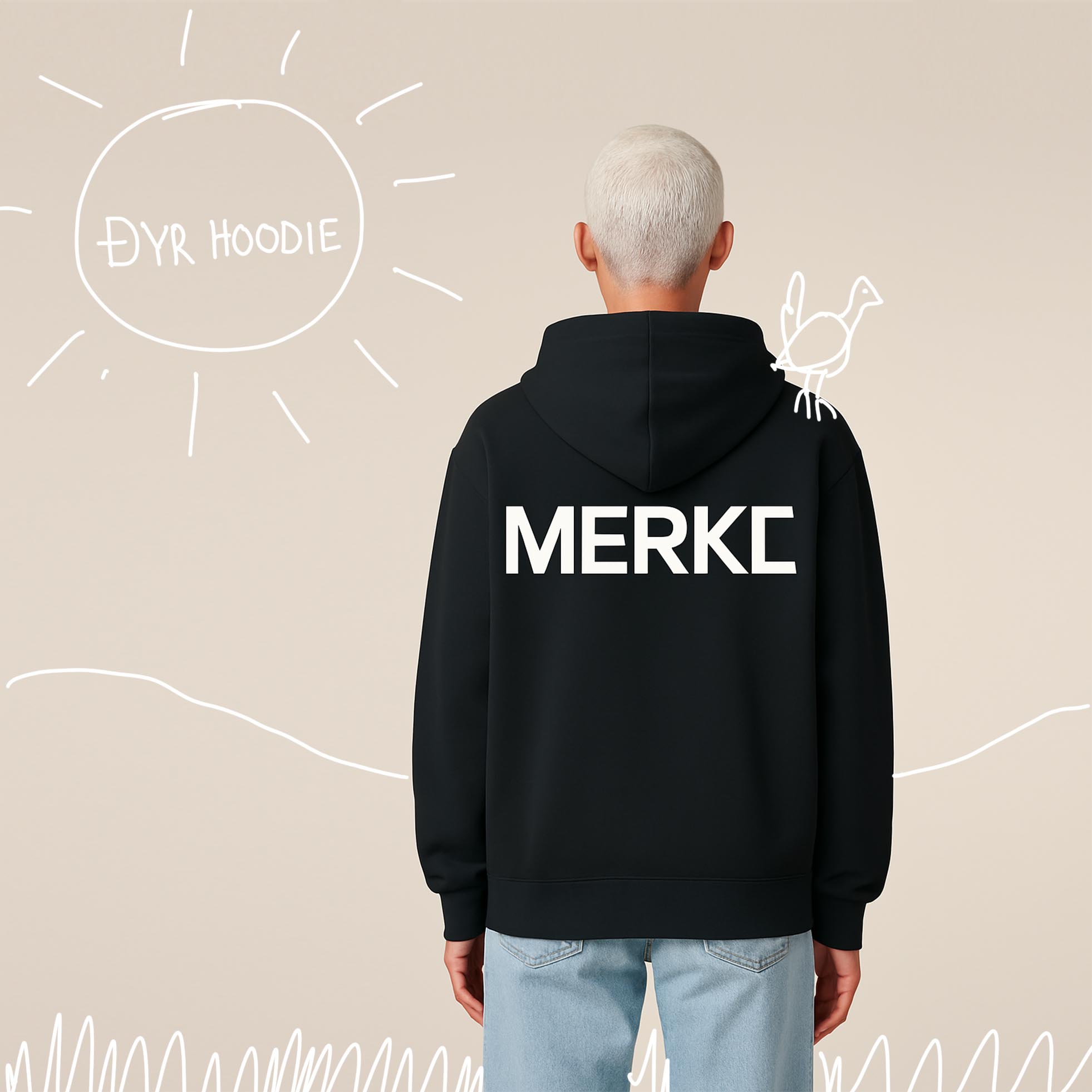 Dyr hoodie